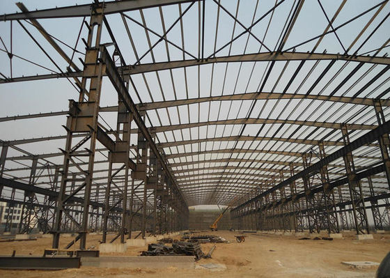 Xưởng nhà để xe kết cấu thép tiền chế Tòa nhà khung công nghiệp
