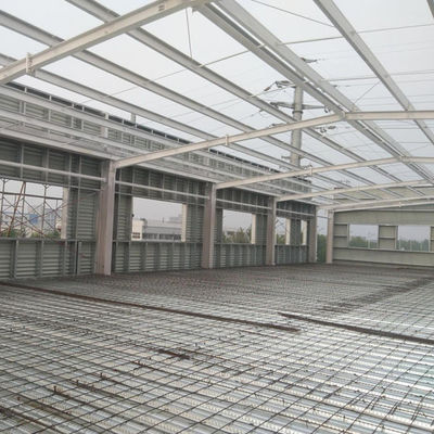 Tòa nhà công nghiệp Xưởng kết cấu thép Prefab Xây dựng kim loại