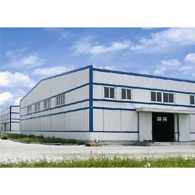 Tòa nhà công nghiệp Xưởng kết cấu thép Prefab Xây dựng kim loại