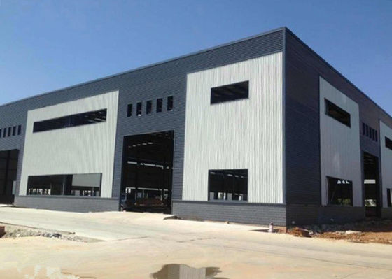 Kết cấu xây dựng Prefab Nhà kho khung thép công nghiệp