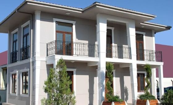 Khung thép nhẹ bền Xây dựng nhà thép tiền chế Biệt thự tiền chế