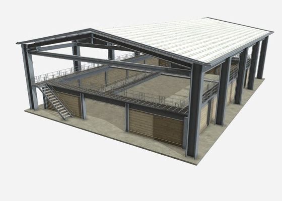 Xưởng chế tạo sẵn phần H thép cấu trúc khung xây dựng kho