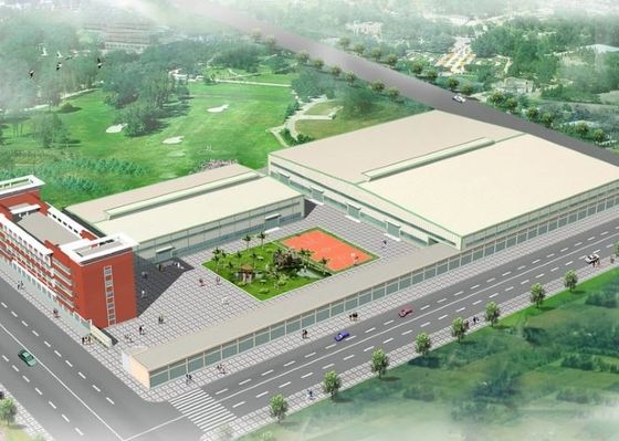 Thiết kế hiện đại Chiều dài lớn Dễ lắp ráp Cấu trúc thép Xưởng công nghiệp nặng