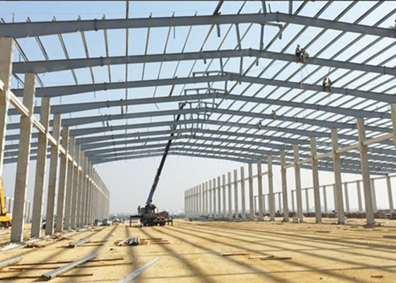 Cấu trúc thép công nghiệp Kho dự bị xây dựng khung thép