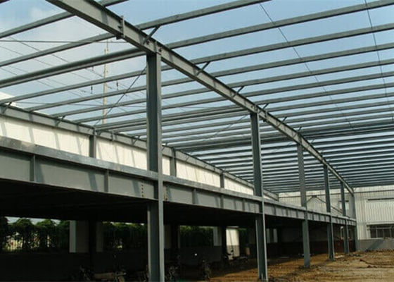 GB Tiêu chuẩn uốn cong công nghiệp Thép cấu trúc Tòa nhà xưởng