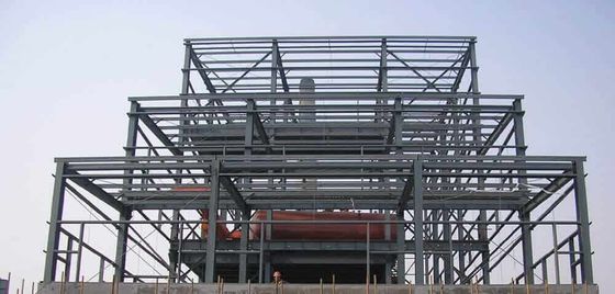 Cấu trúc thép cách nhiệt với tường bền Tòa nhà văn phòng tiền chế