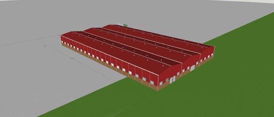 Nhà máy cấu trúc thép chính xác cao với thời gian xây dựng ngắn