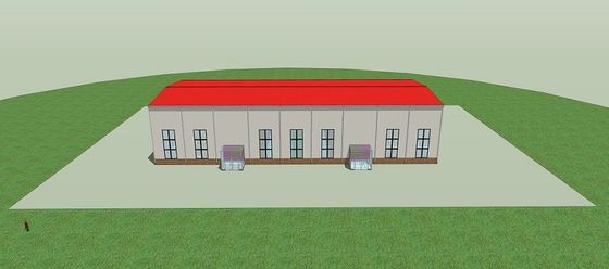 Cấu trúc thép phần H có độ bền cao Xưởng xây dựng