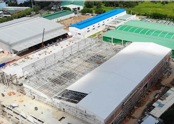 Xưởng chế tạo khung thép cấu trúc thép chống cháy Nhà máy công nghiệp