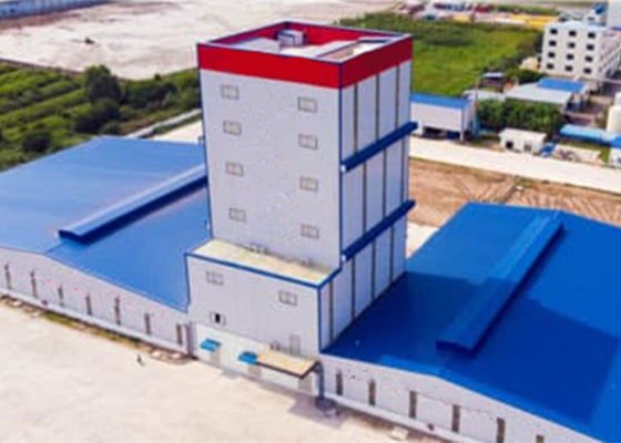 GB tiêu chuẩn uốn cong công nghiệp thép cấu trúc xưởng xây dựng nhà máy
