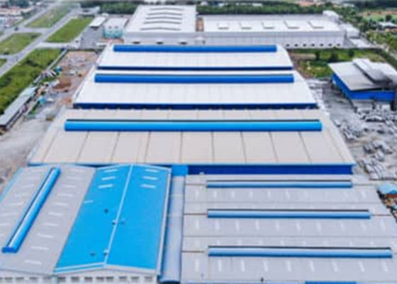 Q355 Xưởng hàn kết cấu thép phần H được sơn