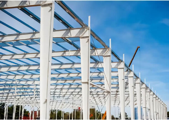 Cấu trúc thép công nghiệp Prefab Khung khung Xây dựng Tòa nhà Nhà để xe