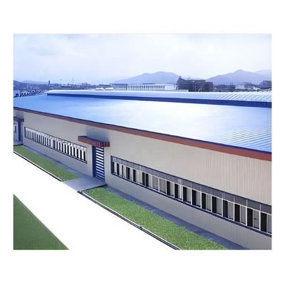 Xây dựng nhà xưởng kết cấu thép tiền chế dầm H hàn nhịp lớn