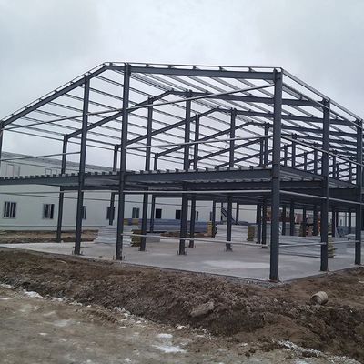 Xây dựng kim loại tiền chế Cấu trúc thép Xưởng sản xuất Cấu trúc khung cổng thông tin