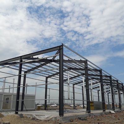 Xây dựng kim loại tiền chế Cấu trúc thép Xưởng sản xuất Cấu trúc khung cổng thông tin