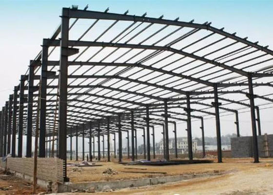 Cấu trúc thép công nghiệp Prefab Khung khung Xây dựng Tòa nhà Nhà để xe