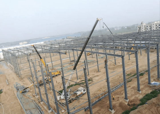 Cơ cấu thép khung công nghiệp Xưởng xây dựng nhà máy hangar