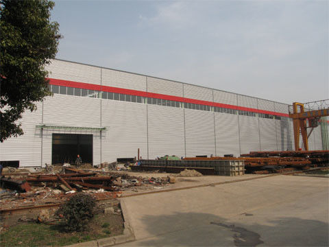 Cấu trúc thép chế tạo công nghiệp Khung kho khung xây dựng Tòa nhà