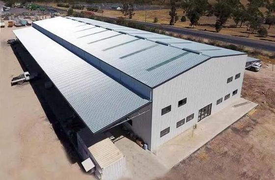 Đồng nhôm / nhựa thép cửa sổ thép cấu trúc xưởng nhà máy với cách điện tùy chọn