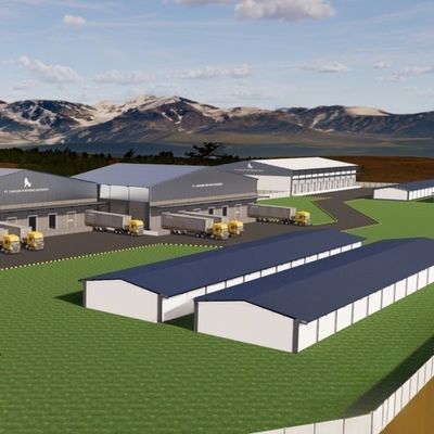 thiết kế tùy chỉnh Prefab thép khung kim loại kho trọng lượng nhẹ