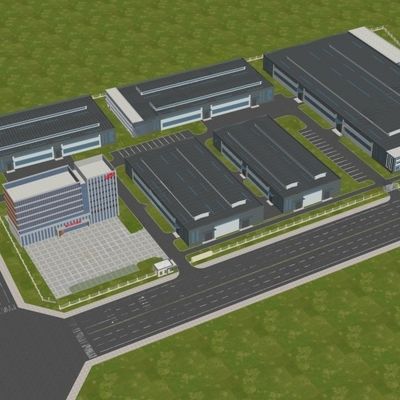 Hot Rolling H-Section Steel Column Steel Structure Warehouse chống gió