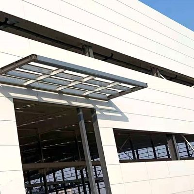 Xây dựng kim loại kho cấu trúc thép với cửa sổ nhôm / PVC
