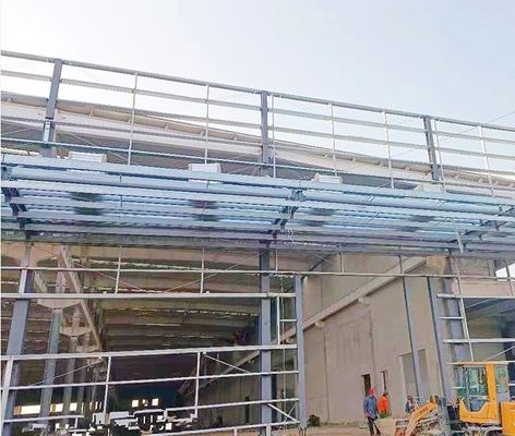Xây dựng kim loại kho cấu trúc thép với cửa sổ nhôm / PVC