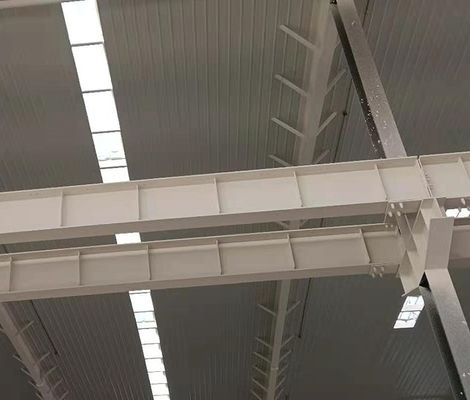 Xây dựng kim loại kho cấu trúc thép với cửa sổ nhôm / PVC