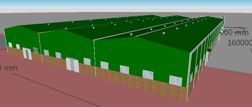 Xây dựng Xưởng sản xuất kim loại Prefab Xây dựng thép nông nghiệp
