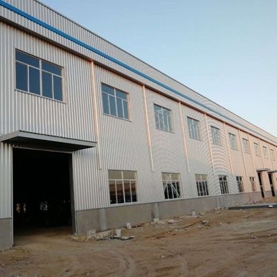 Xây dựng kim loại trải dài lớn Cấu trúc thép công nghiệp Thiết kế kho