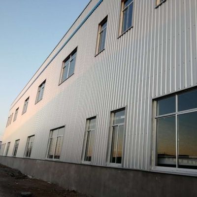 Nhà cấu trúc thép Tòa nhà kim loại chế tạo sẵn cho kho