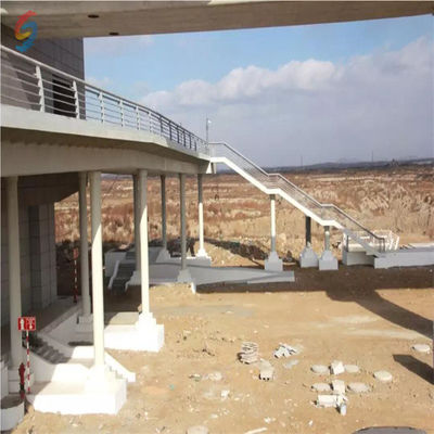 Tòa nhà khung thép với thép H-Section laminated / welded nóng cho ga tàu điện ngầm