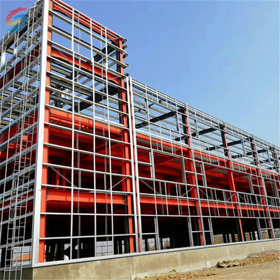 Xây dựng thép tiền chế với tường cách nhiệt cho siêu thị văn phòng