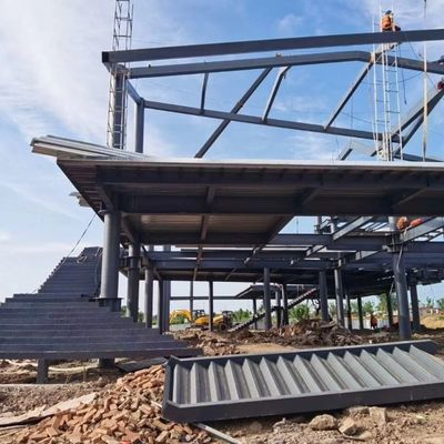 Xây dựng khung thép Prefab Xây dựng kim loại Xây dựng kim loại