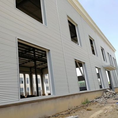 Thiết kế hiện đại Xây dựng kim loại nhẹ Xưởng chế tạo cấu trúc thép