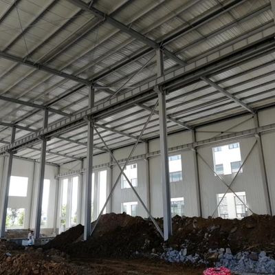 Thiết kế hiện đại Xây dựng kim loại nhẹ Xưởng chế tạo cấu trúc thép