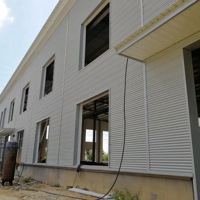 Thiết kế hiện đại Xây dựng kim loại nhẹ Xưởng chế tạo cấu trúc thép