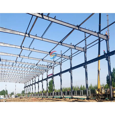 Dễ cài đặt kho cấu trúc thép cho xây dựng công nghiệp với cửa sổ nhôm