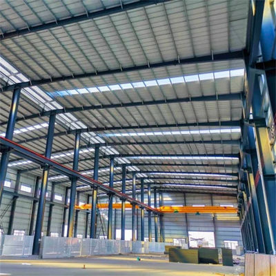 Máy xưởng cấu trúc thép mái và tường thép màu với phần Z Purlin