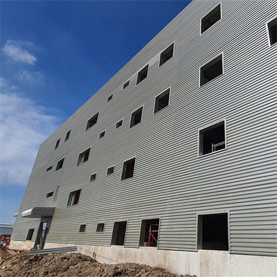 Cấu trúc cổng cửa hàng Xưởng xây dựng cấu trúc thép với dịch vụ cách nhiệt và cắt tùy chọn