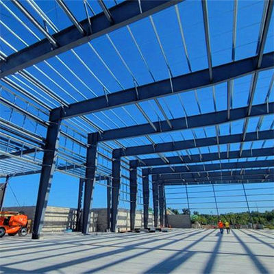 Cấu trúc cổng cửa hàng Xưởng xây dựng cấu trúc thép với dịch vụ cách nhiệt và cắt tùy chọn