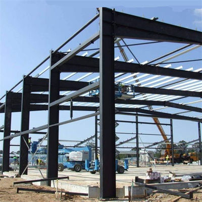 Cấu trúc cổng cửa hàng Xưởng xây dựng cấu trúc thép với dịch vụ cách nhiệt và cắt tùy chọn