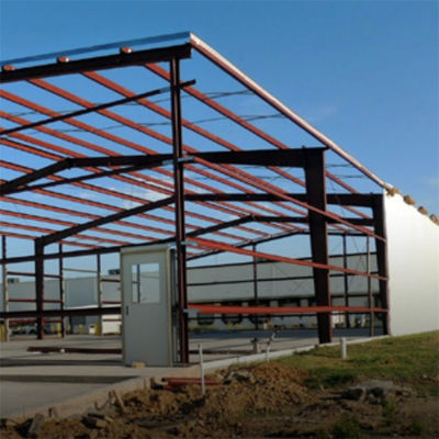 Kho kim loại với Q355B / Q235B thép và tiết kiệm không gian cửa cửa trập cuộn