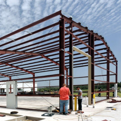 Kho kim loại với Q355B / Q235B thép và tiết kiệm không gian cửa cửa trập cuộn