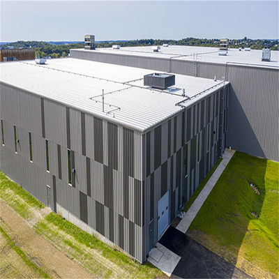 Nhà xưởng khung thép nhẹ đúc sẵn Nhà máy chế biến ngô thép