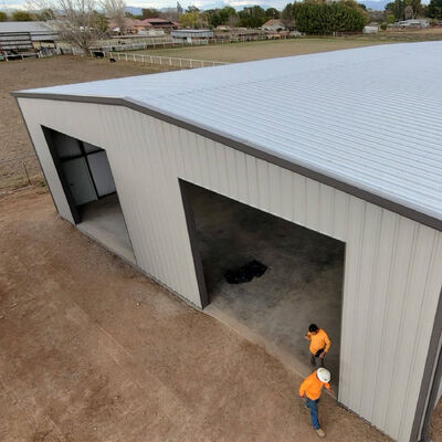 Xưởng sản xuất và gia công kết cấu thép mái dốc