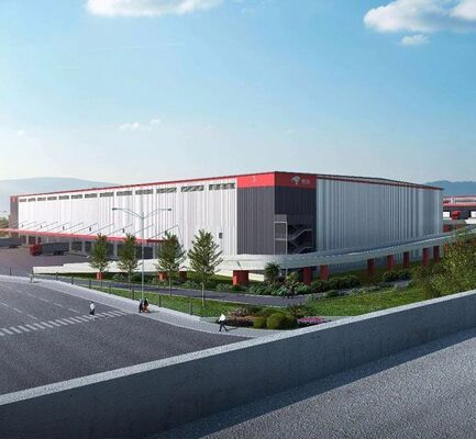 Q355/ Q235 Steel Structure Workshop with Decoiling Processing Service