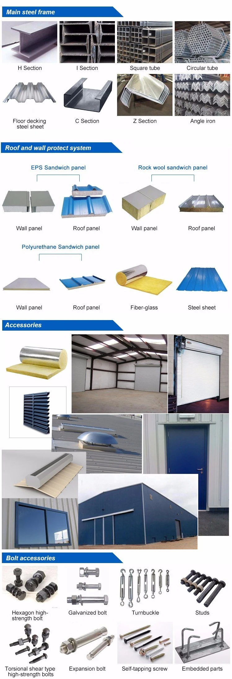 Xây dựng cấu trúc thép nhẹ cho xưởng chế tạo sẵn 1