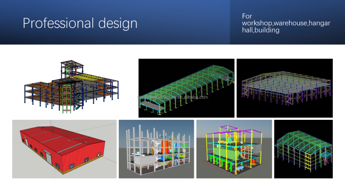 Lưới Nh&agrave; kho kim loại đ&uacute;c sẵn Khoảng c&aacute;ch lớn ISO 9001 1
