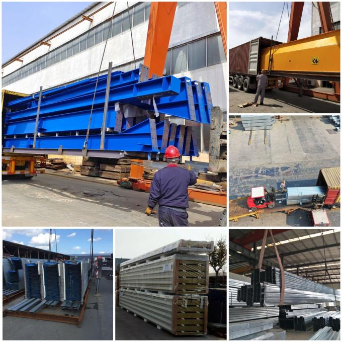 Xưởng kết cấu th&eacute;p T&ograve;a nh&agrave; c&ocirc;ng nghiệp Loại H Cột C X&agrave; gồ loại 4